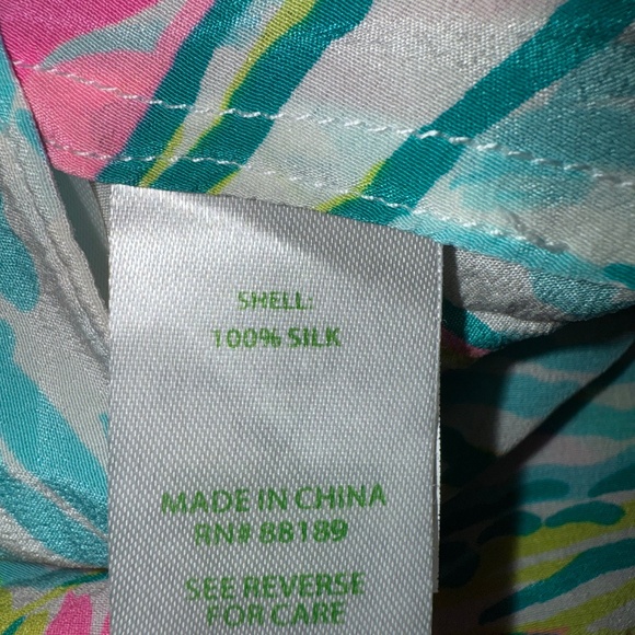 Lilly Pulitzer Rylan You Gotta Regatta Silk Dress S - Picture 5 of 5
